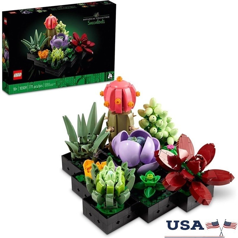 Artificial Succulent Plants Set Home Office Décor Customizable Display Gift Idea