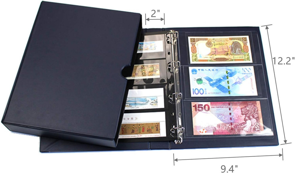 Empty Stamp Albums Stockbook for Professional Collectors, Classic Binder with Sl