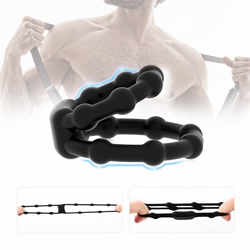 Ball-Scrotum-Stretcher-Ring-Penis Enhancer Delay Ejaculation Reusable for MEN