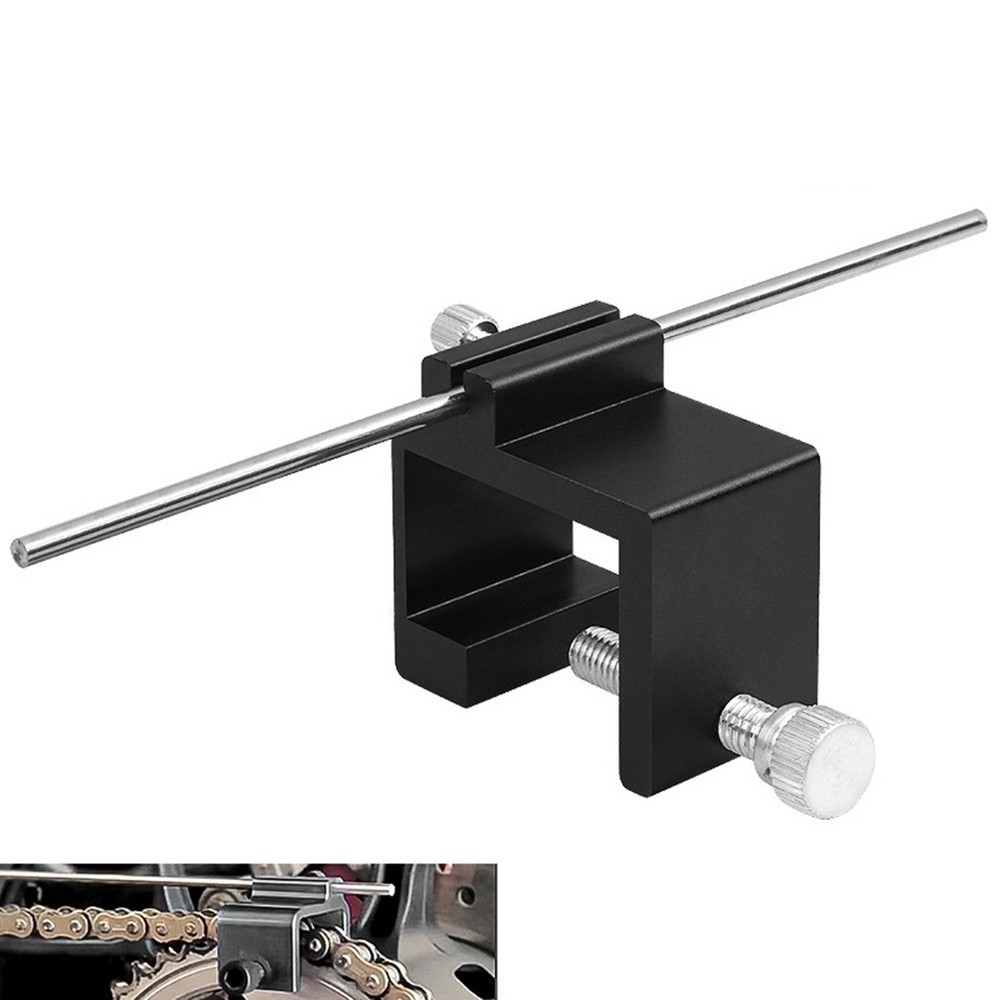 Efficient For Motorcycle Maintenance with Compact Chain Alignment Tool