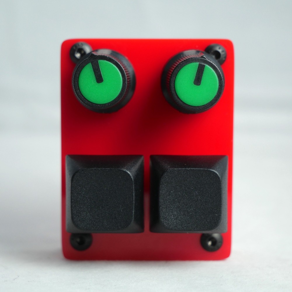 madMidiMini Compact Midi Controller with 2 Note Buttons 2 Potentiometers and LED