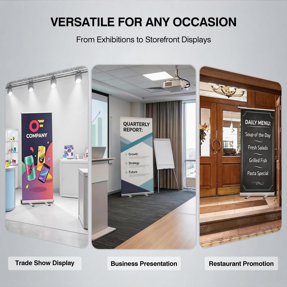 Custom Retractable Banner Stand with Print