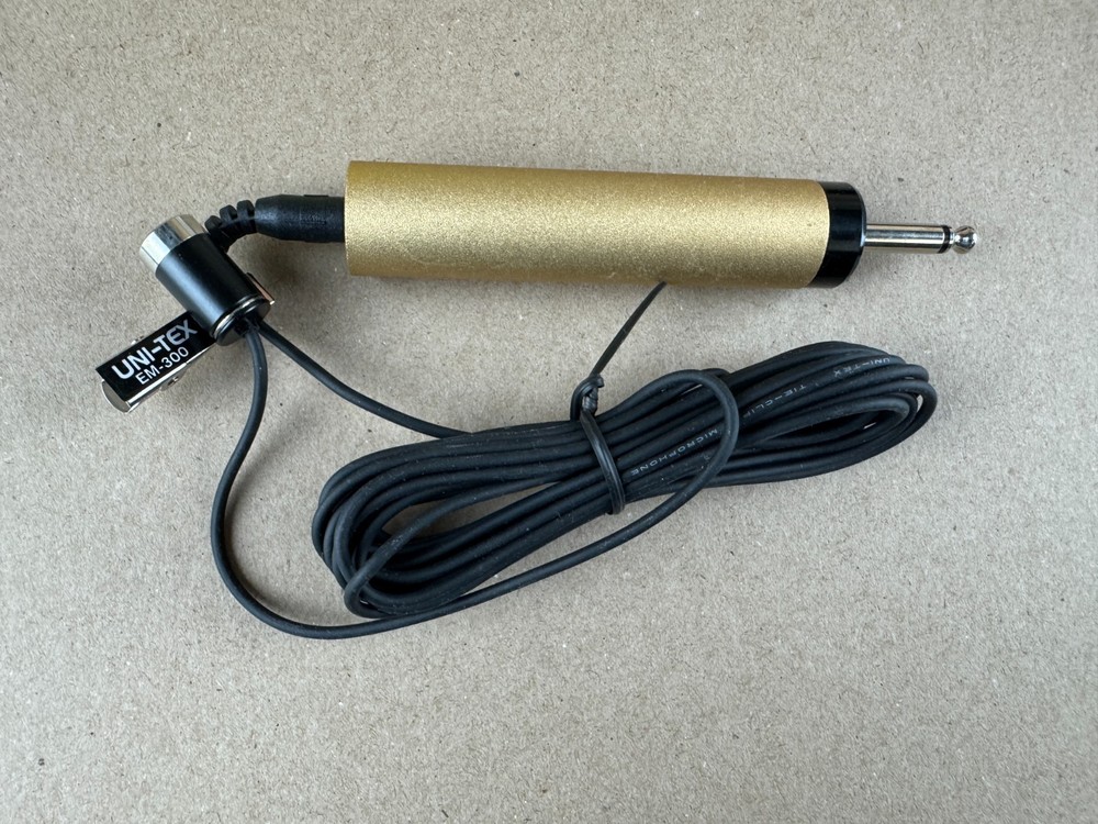 Uni-Tex EM-300 Microphone 1/4" Plug Guaranteed