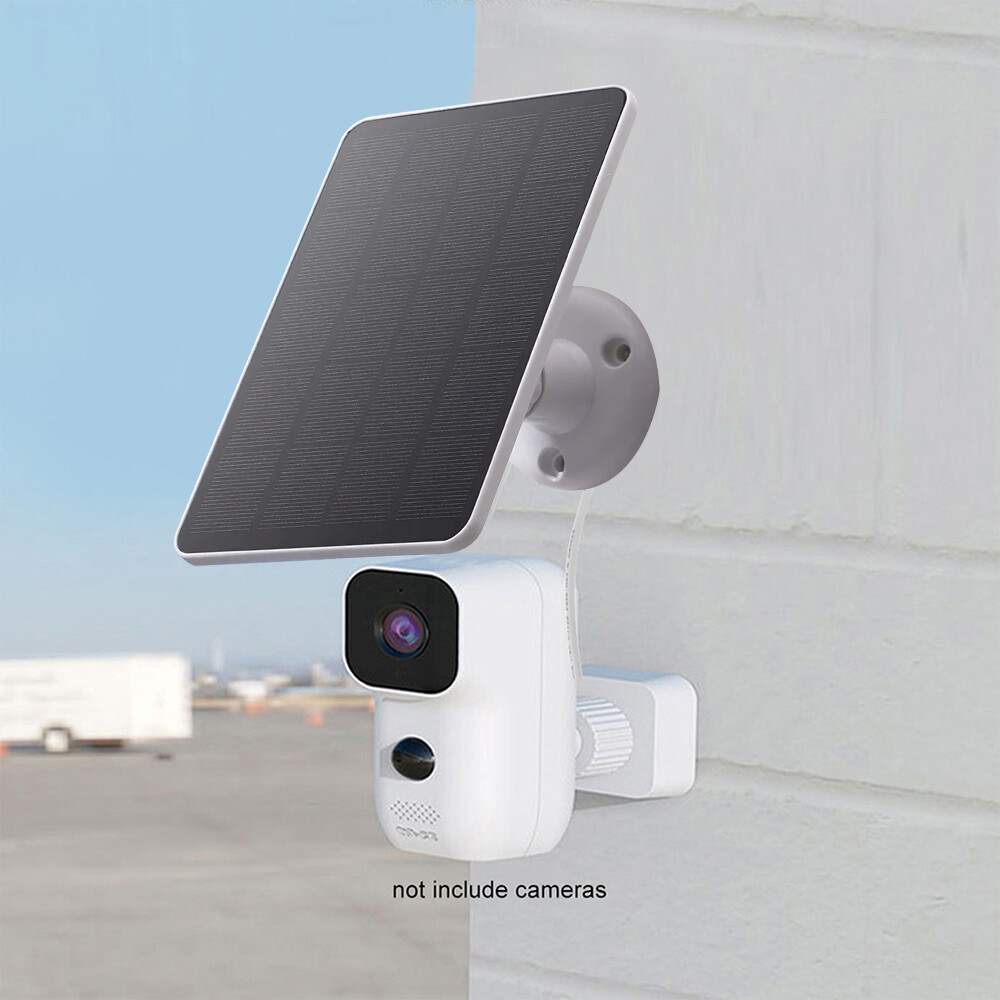 4W Universal Solar Panel for Ring Stick Up Spotlight Camera Battery 10ft Cable