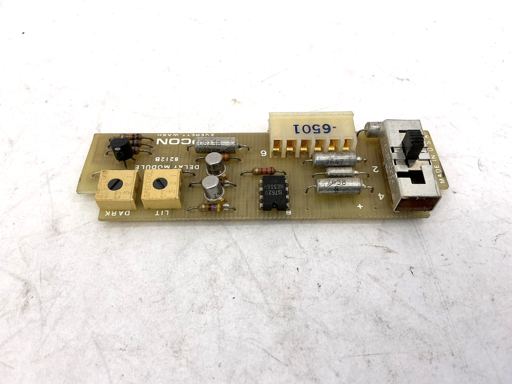 Opcon 8212B-6501 Plug-In Logic Time Delay Module 0.01-35 sec