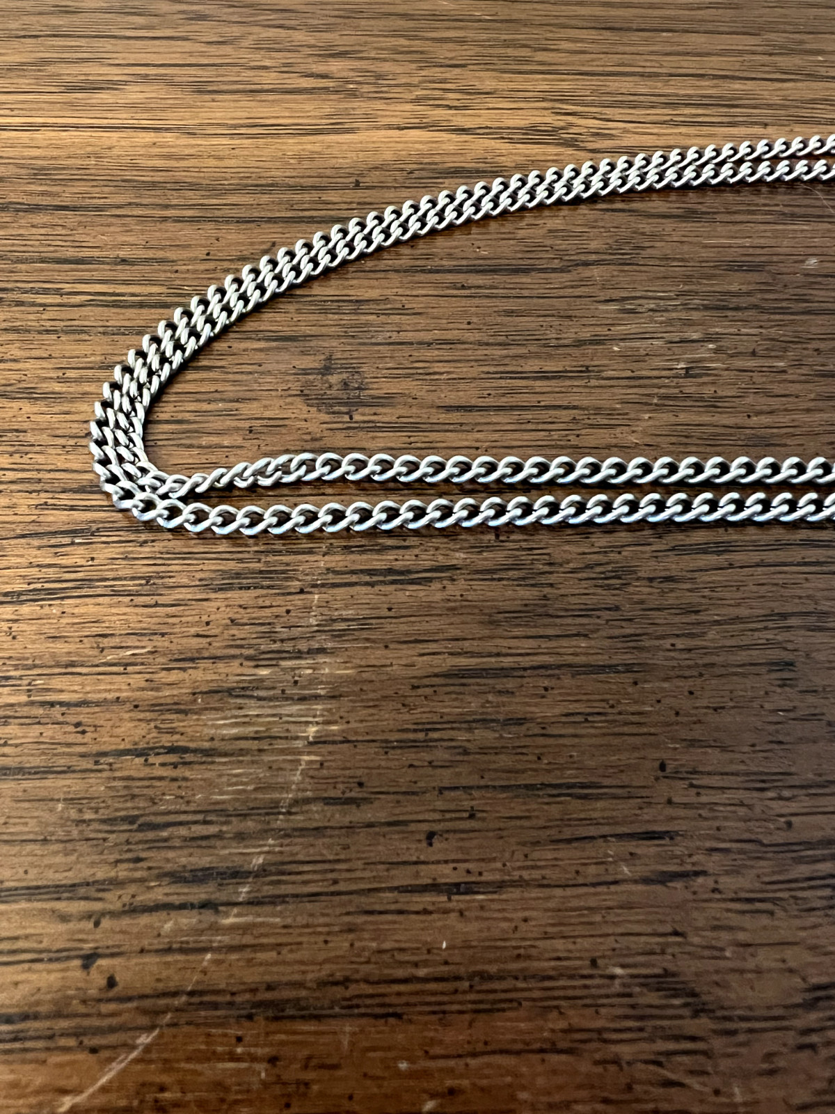 French Army Dog Tags With Chain Blank Unused Military Issued 1966 Identity Plate