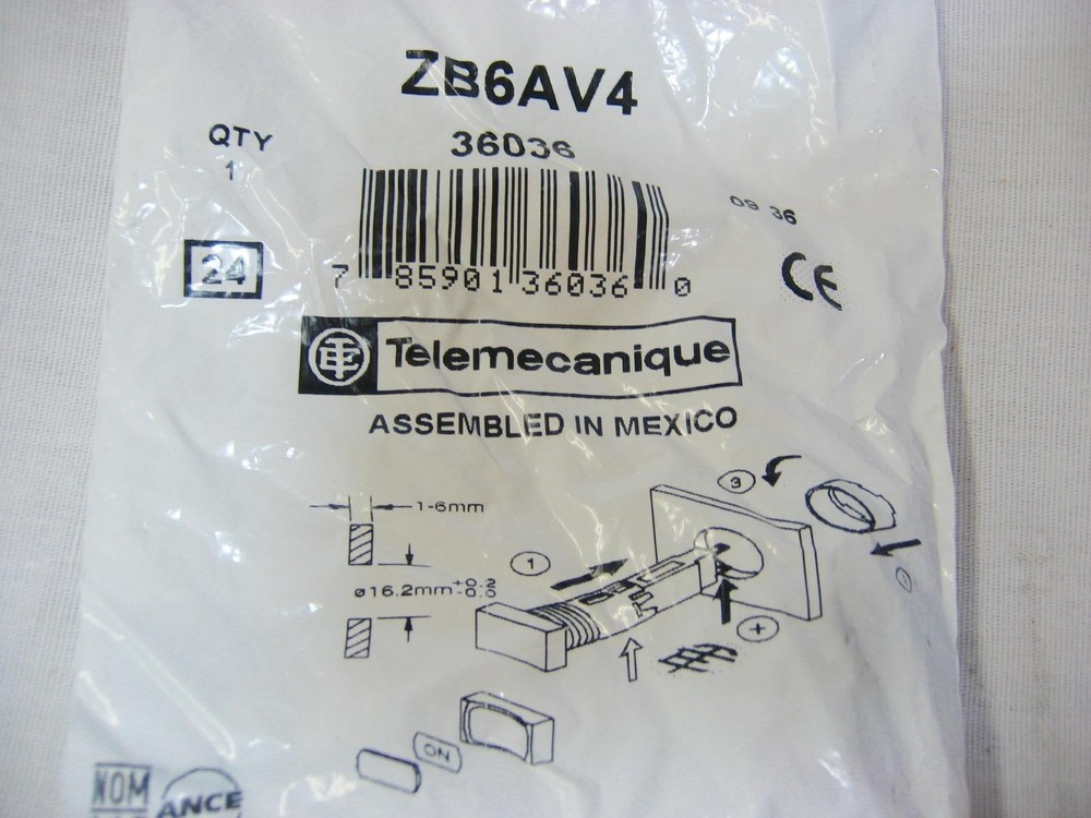 Schneider Telemecanique ZB6AV4 Red Light Head