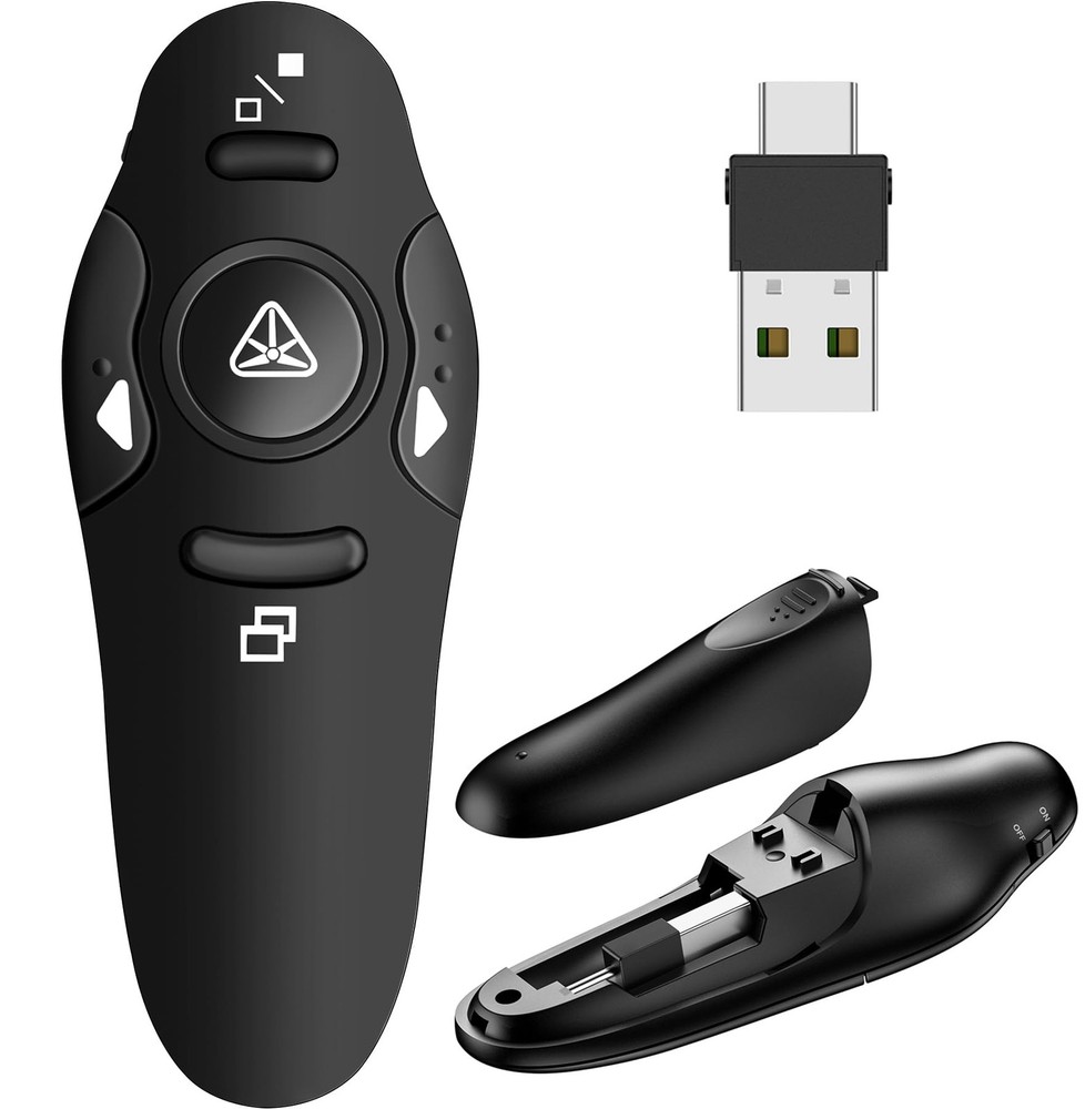 Presentation Remote Clicker Wireless Presenter For PowerPoint RF 2.4GHz