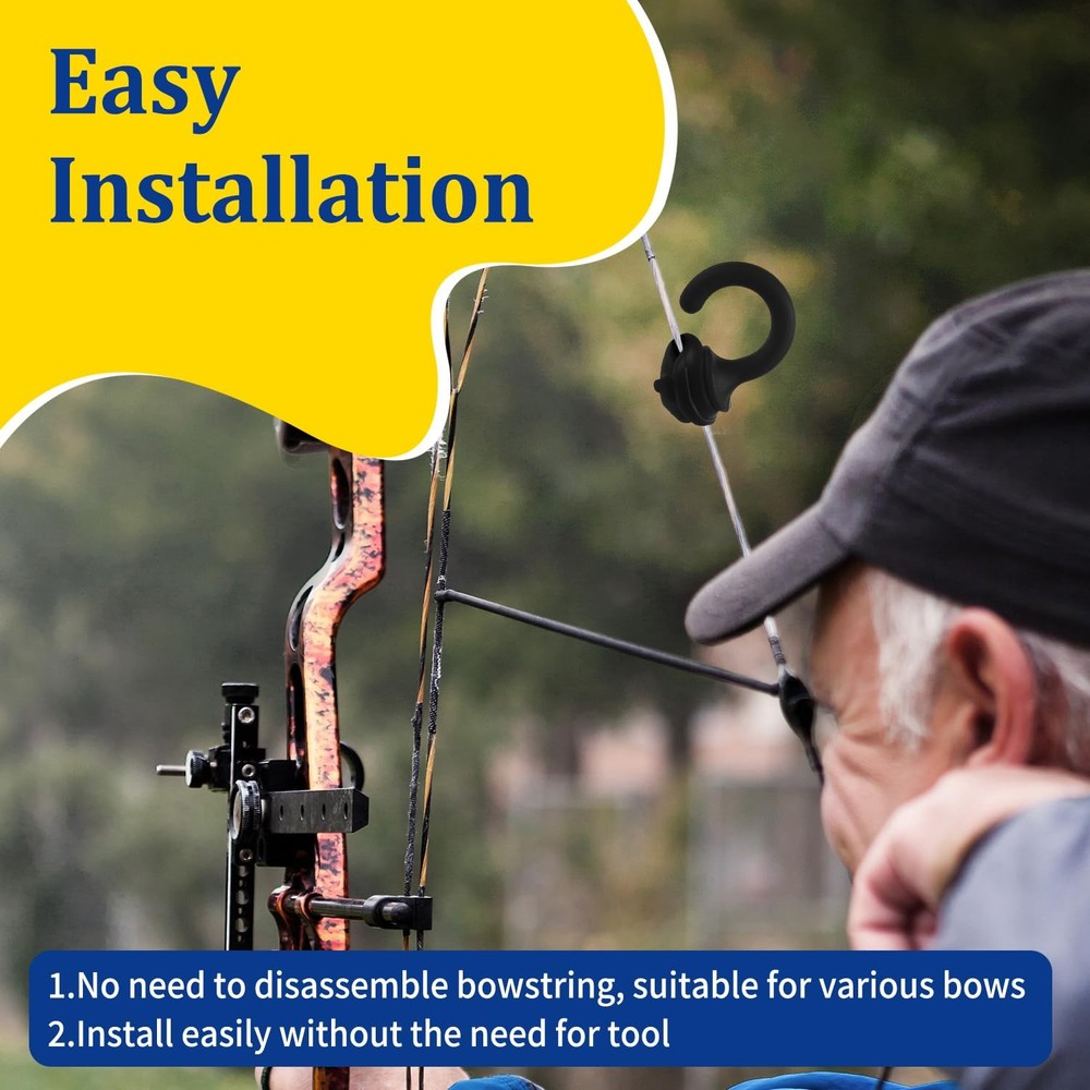 Bow String Dampener Package, Bow String Stabilizer, Compound Bow String Silen...