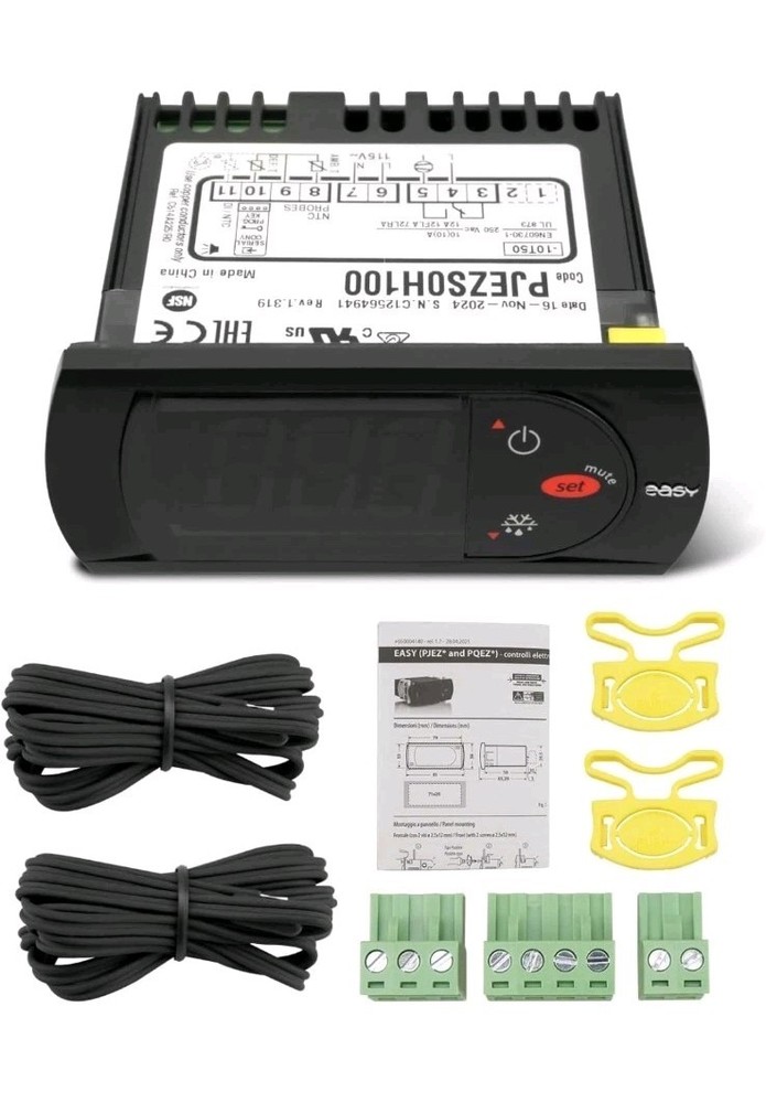 Fridge Temperature Controller Thermostat w/ Sensor PJEZS0H100 Digital Probe 115V