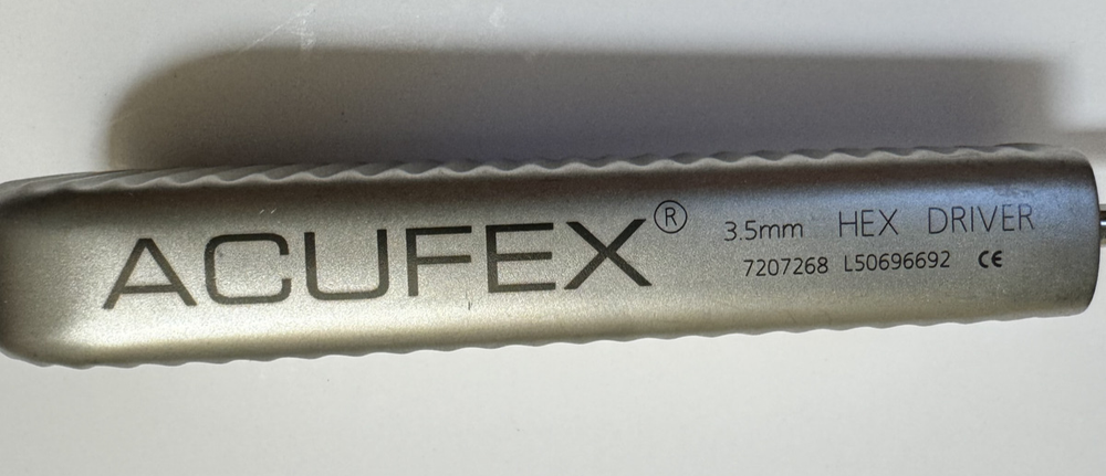 Acufex 2.0mm Cannulation 3.5mm Hex Driver 7207268