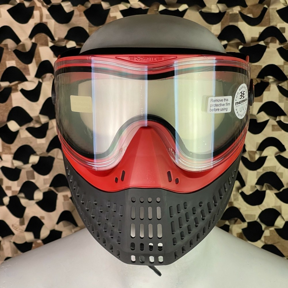 NEW Empire E-Flex Paintball Mask - Red