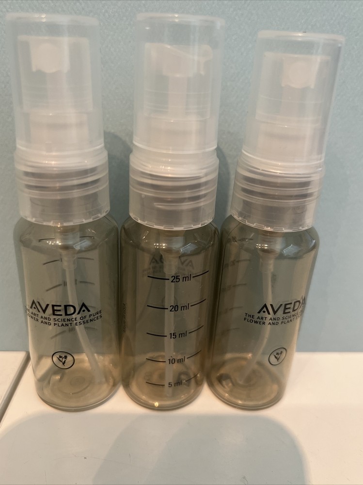 aveda new 3 empty spay bottle 25ml each