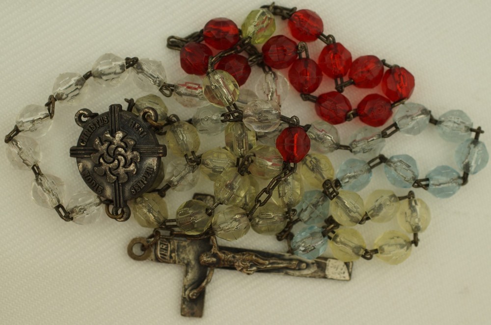 Vintage Millenium Rosary Jubilee 2000 CHRIST YESTERDAY TODAY FOREVER Jubilaeum