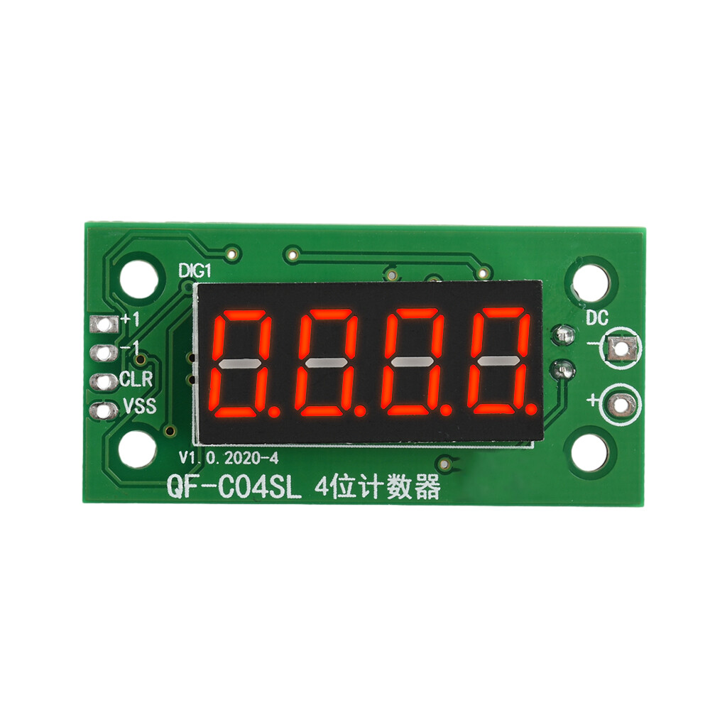 DC4-40V 0-9999 Electronic Digital Counter Module With Power Cut Memory Function