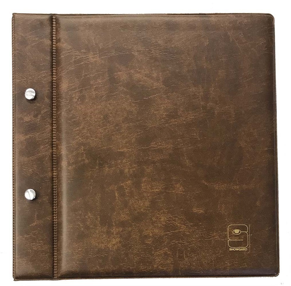 FDC Album Showgard US #6 First Day Covers Binder Luggage Tan Brown New 894