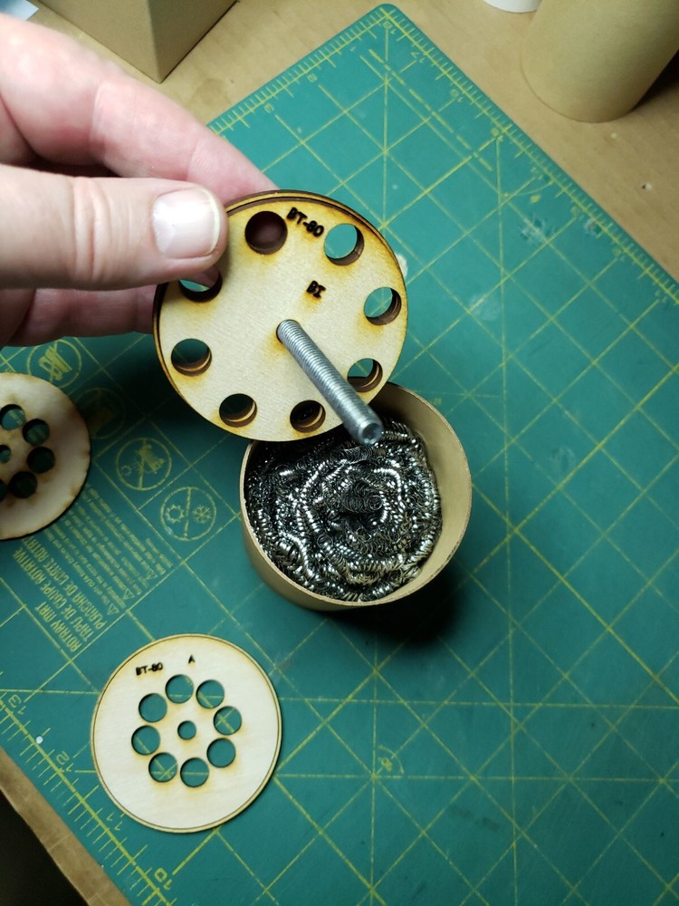 BT-70 Baffle set For Flying Model Rocket kits laser cut ply eliminates wadding