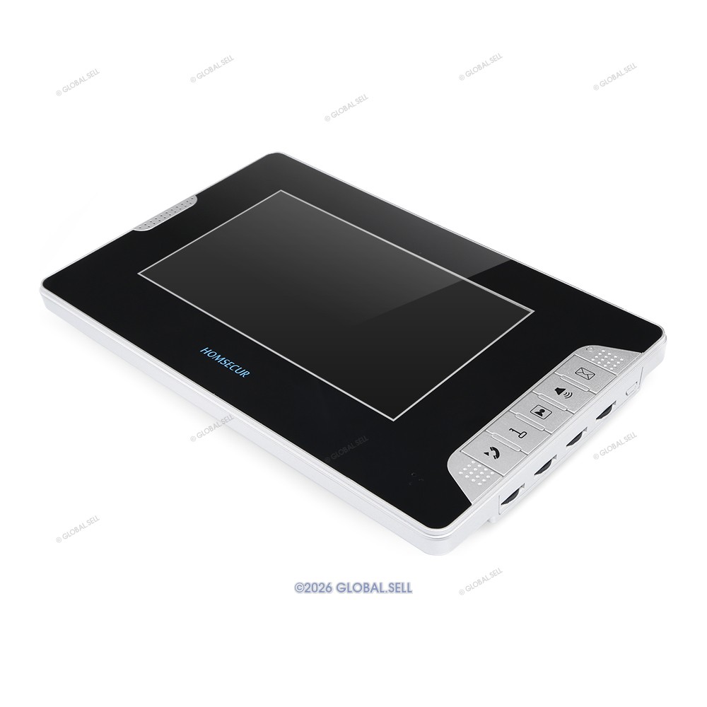 7inch Hands-free Video Door Entry Security Intercom with Keyfobs Password Keypad