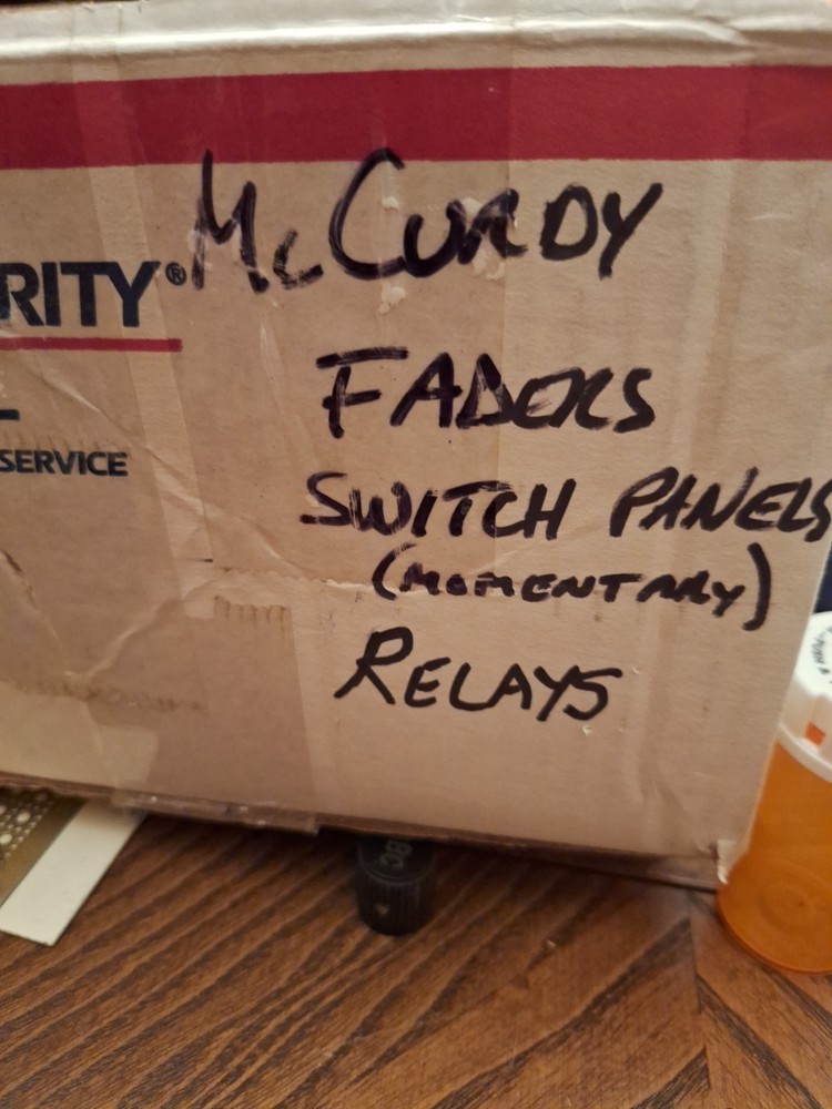 Vintage McCurdy Mixer Modules Parts Knobs Bezels Panels Lot