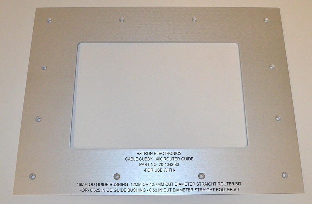 Extron Cable Cubby Routing Template-CC 1400 *New* 70-1042-80