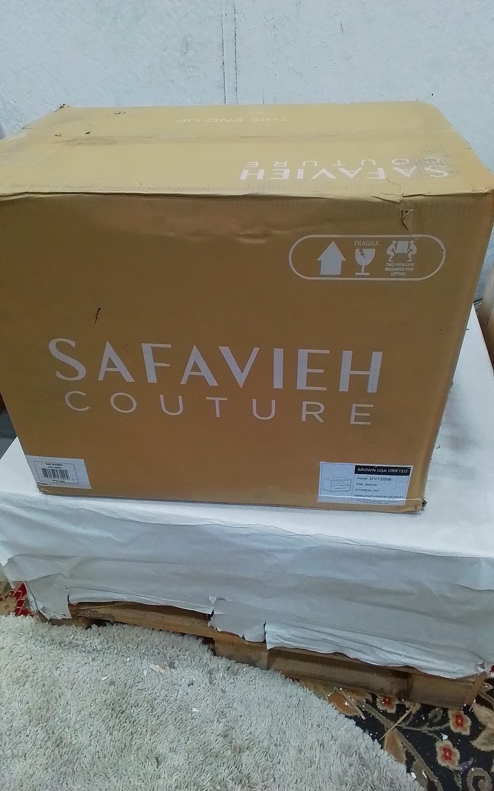 Safavieh POESY 1 DRAWER NIGHTSTAND, Reduced Price 2172768839 SFV7200B