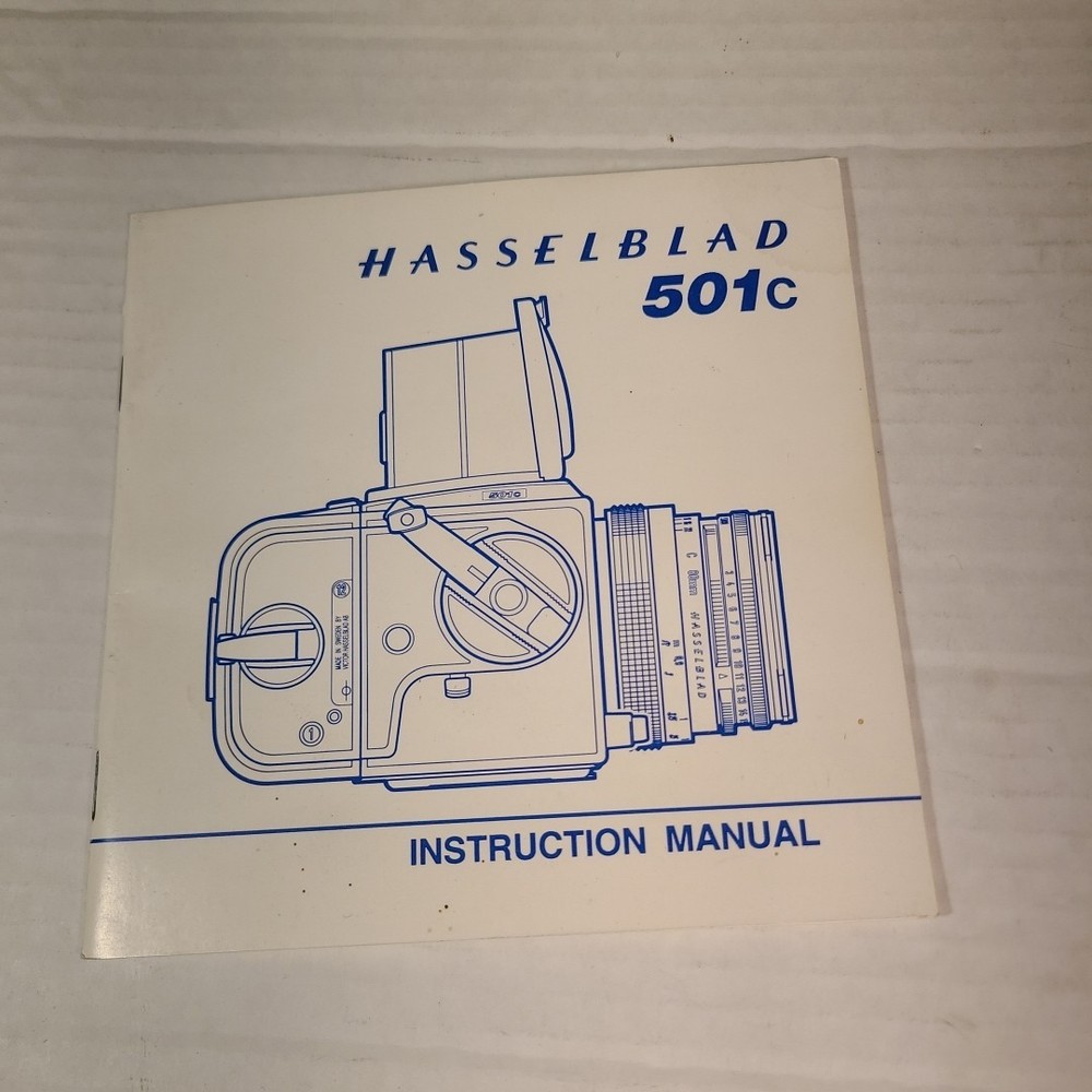 Hasselblad 501c User Instruction Manual Guide