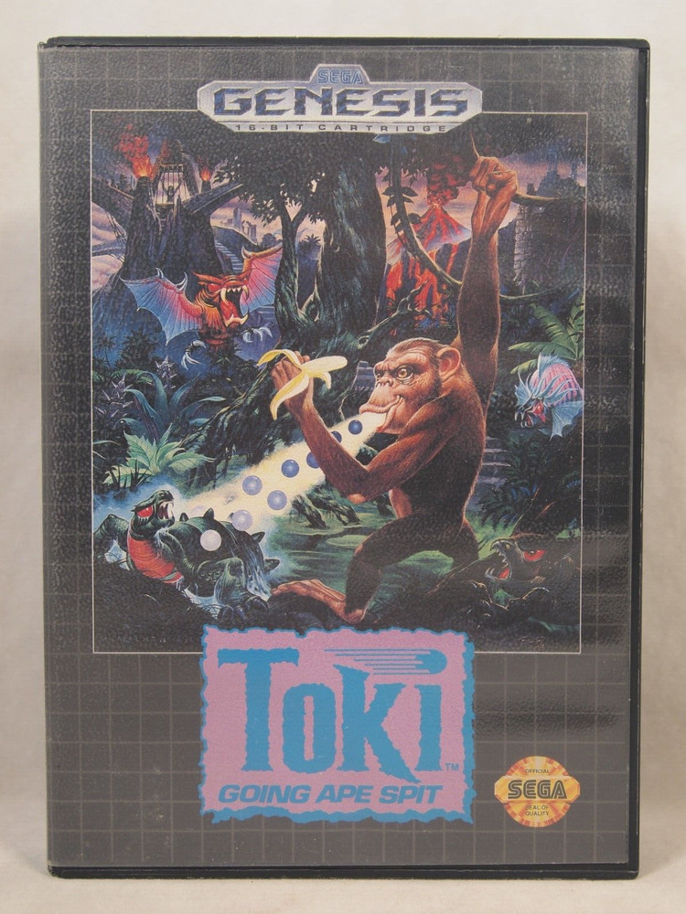 Toki Going Ape Spit Case (SEGA Genesis) Authentic BOX ONLY