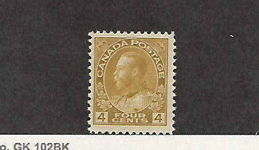 Canada, Postage Stamp, #110 Mint NH, 1922, JFZ