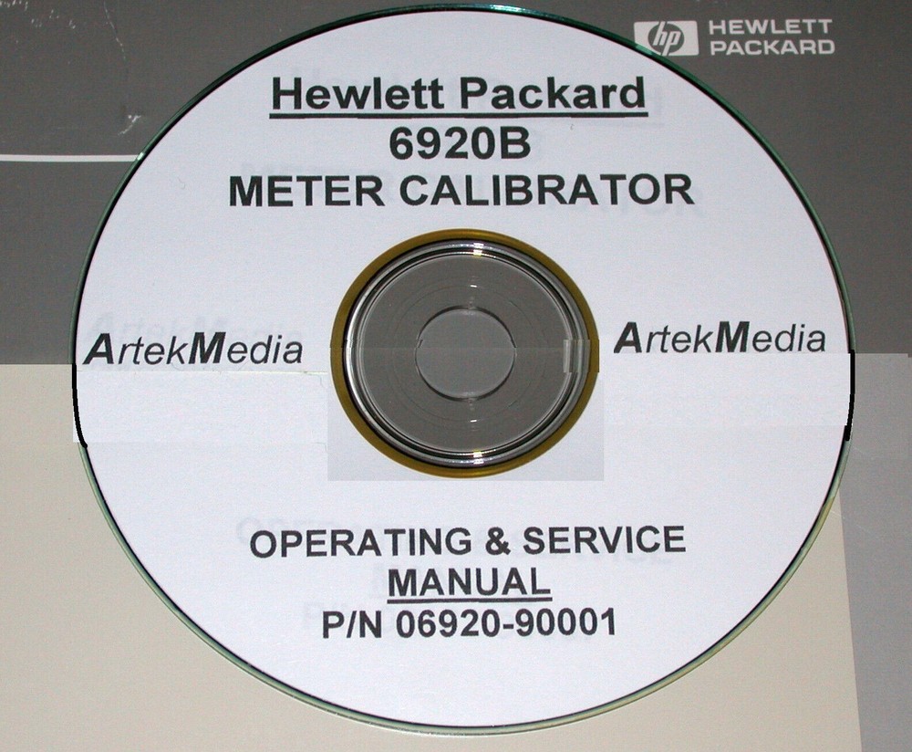 HP 6920B Meter Calibrator Operating & Service Manual