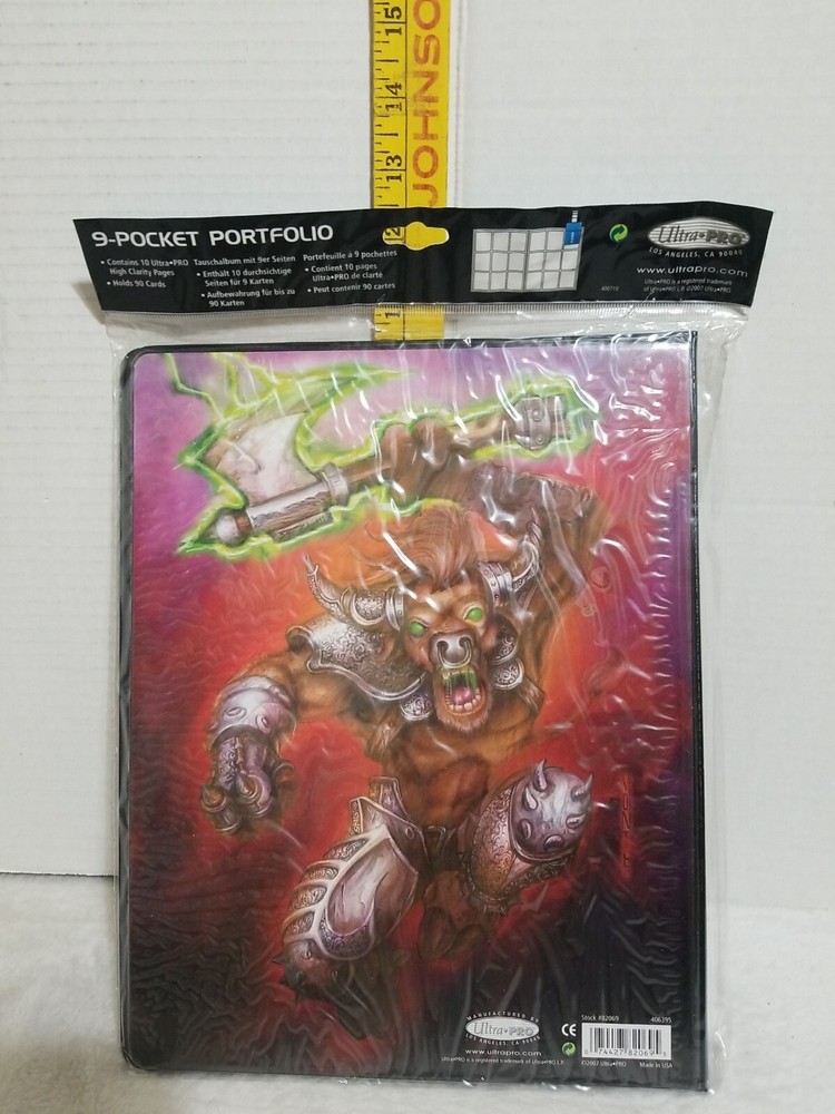 mtg magic hurloon minataur binder 9 pocket