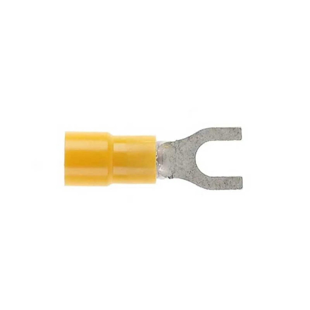CABAC Terminal Fork Forked Spade 5mm 415V Yellow FS5.5-5