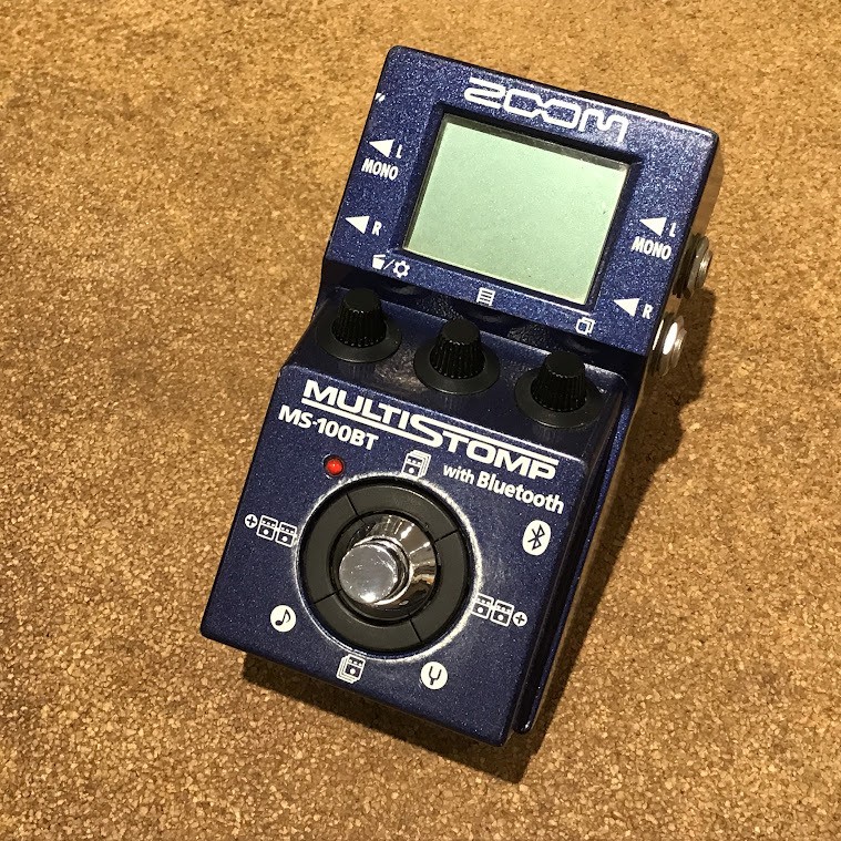 Zoom MS-100BT Guitar Multi-Effects Pedal Bluetooth Used