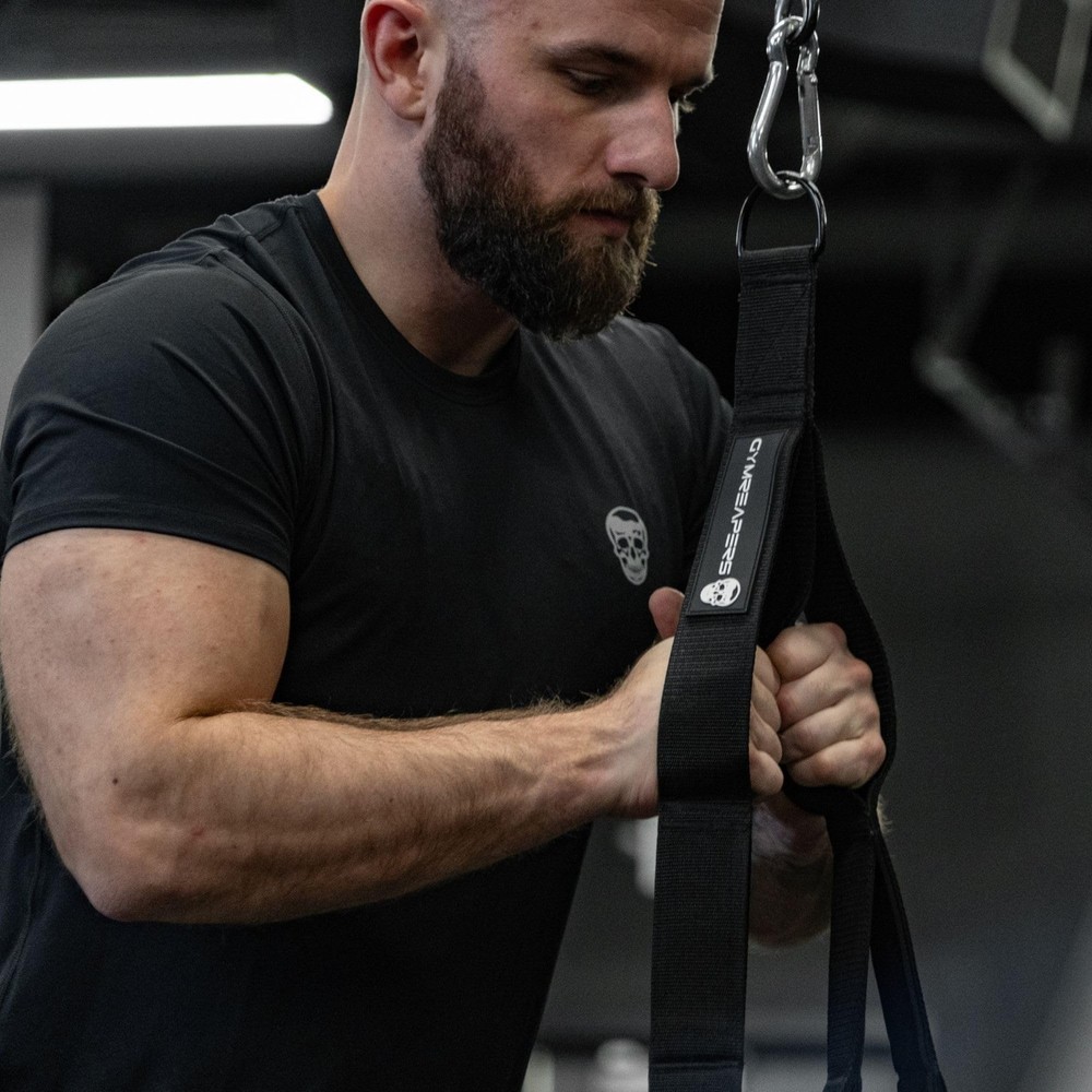 Tricep Rope Cable Attachment 3-in-1 Adjustable Lengths Pull Down Extension