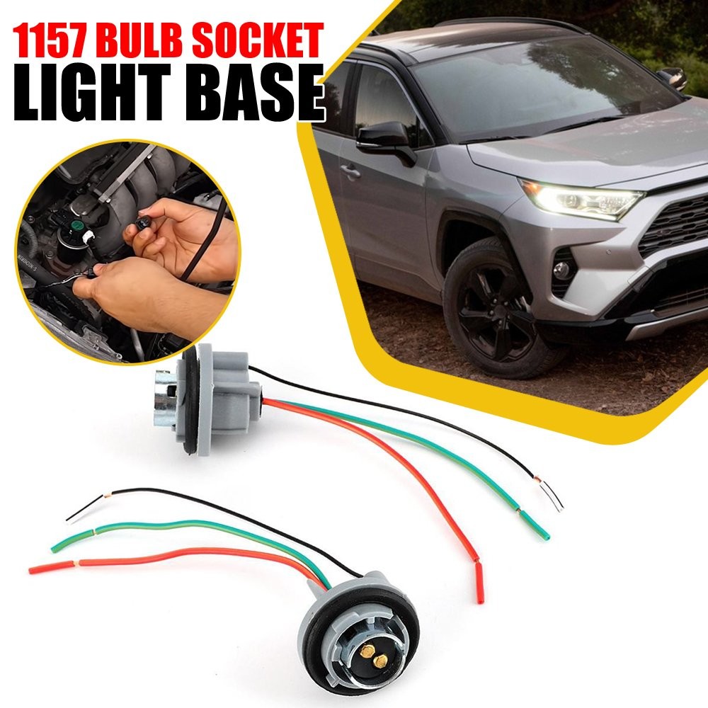 2pcs 1157 Bulbs Socket Holder Car Signal Turn Tail Stop Rear Brake Light Base