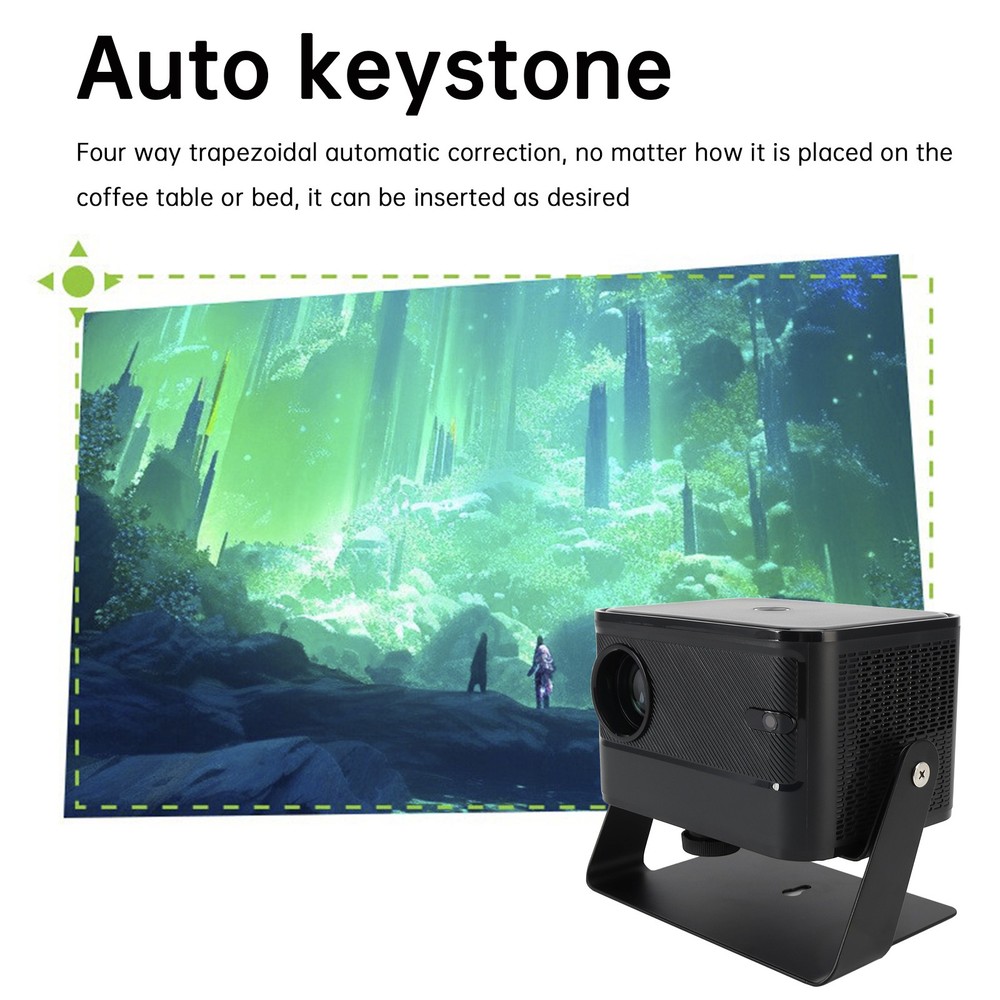 🚀4K Projector Smart Android Projector Smart Voice Dual Frequency HD Projector