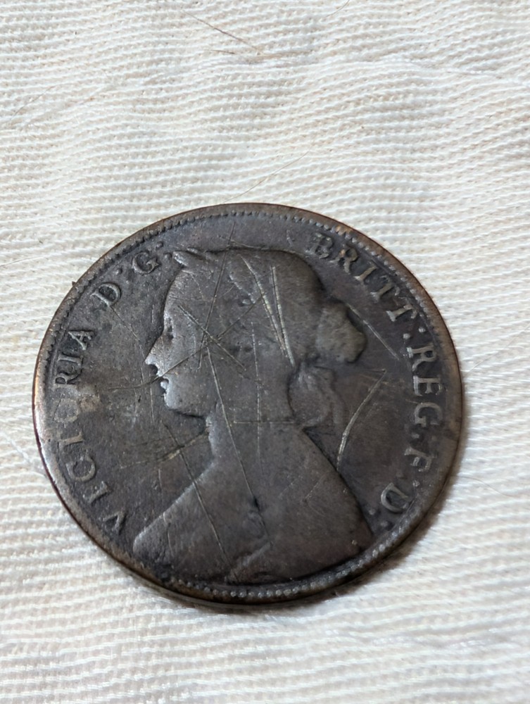 1861 Nova Scotia Victoria One Cent cd