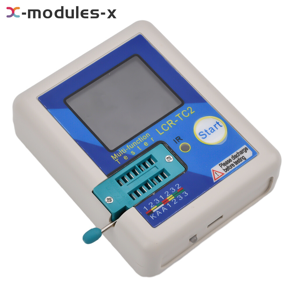 Upgraded LCR-TC2 Transistor Tester TFT Diode Triode Capacitance Meter ESR Kit