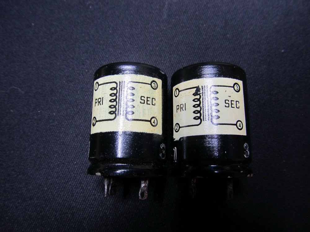 PAIR Jefferson Microphone/MC stepup audio input transformer NEW NOS FREE SHIP!!