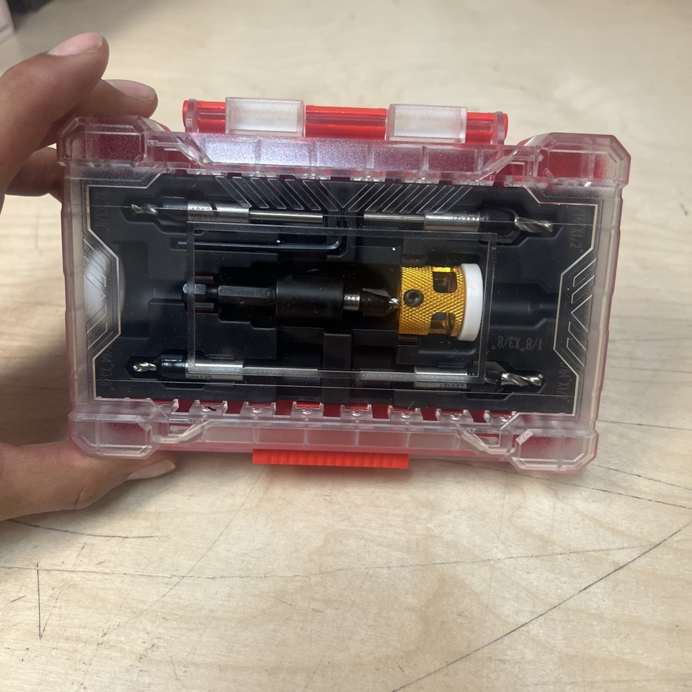 High Performance 5 Pcs Countersink Drill Bits Set with Easy Adjustment