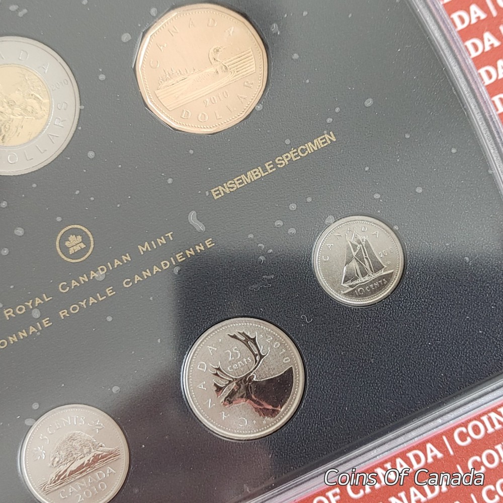 2010 Canada Specimen Set Special Edition - Lynx Kittens Toonie #coinsofcanada