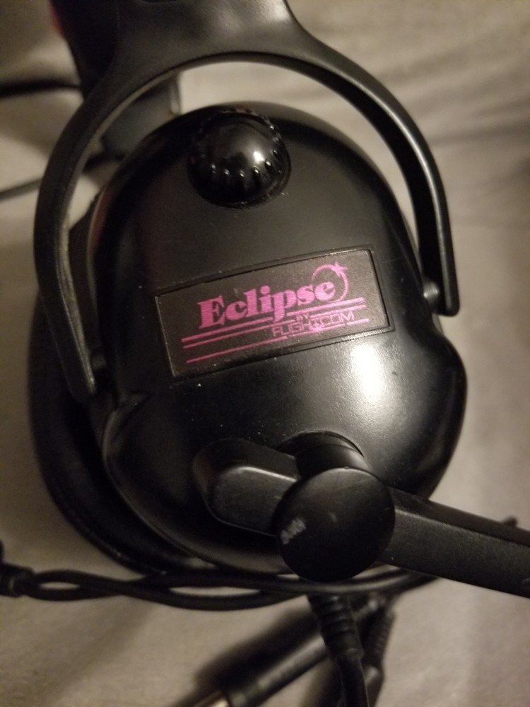 Eclipse Flightcom Aviation Headset Light Use - Working