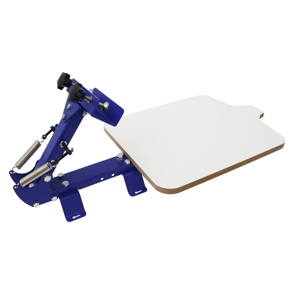 1 Color Screen Printing Press Silk Screen Printer Adjustable Height 22×18''