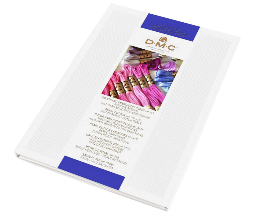DMC COLORCRD Needlework Threads 12-Page Printed Color Card