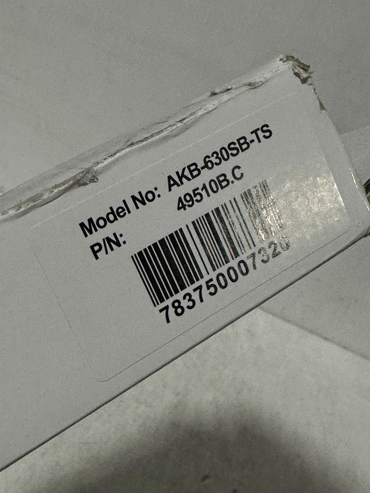 Transource Wired Smartcard Reader Keyboard Model AKB-630SB-TS-New