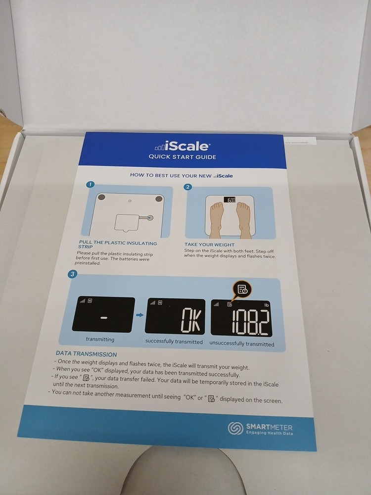 iScale Plus Cellular Weight Scale Brand New Open Box