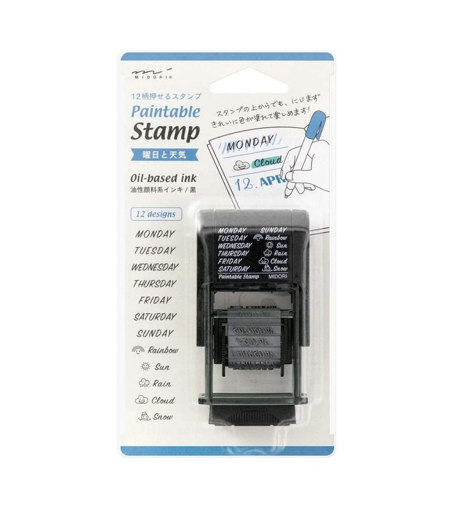 35375006 Rotating Stamp, Day and Weather Pattern