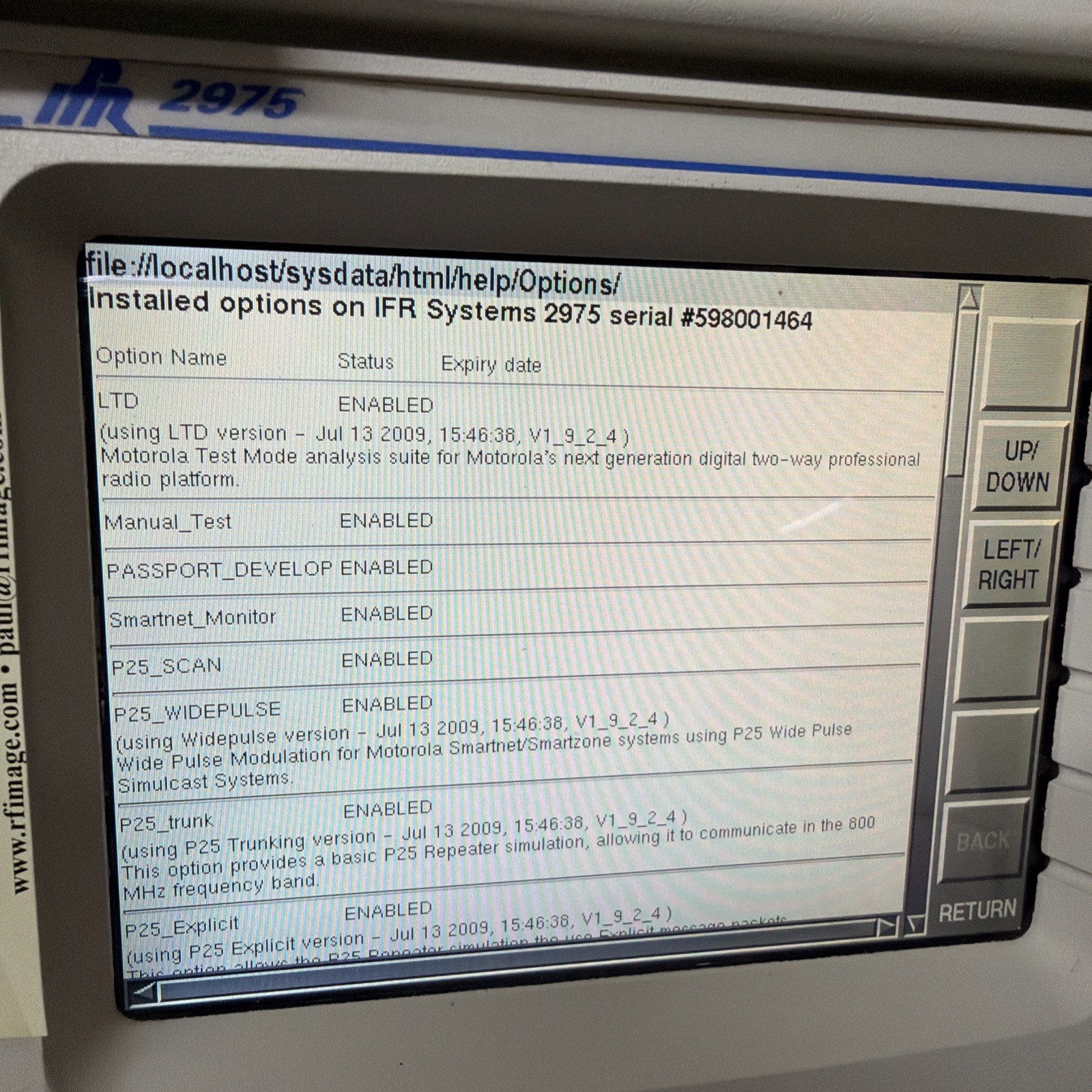Aeroflex IFR 2975 Communications Test Set-90 day warranty