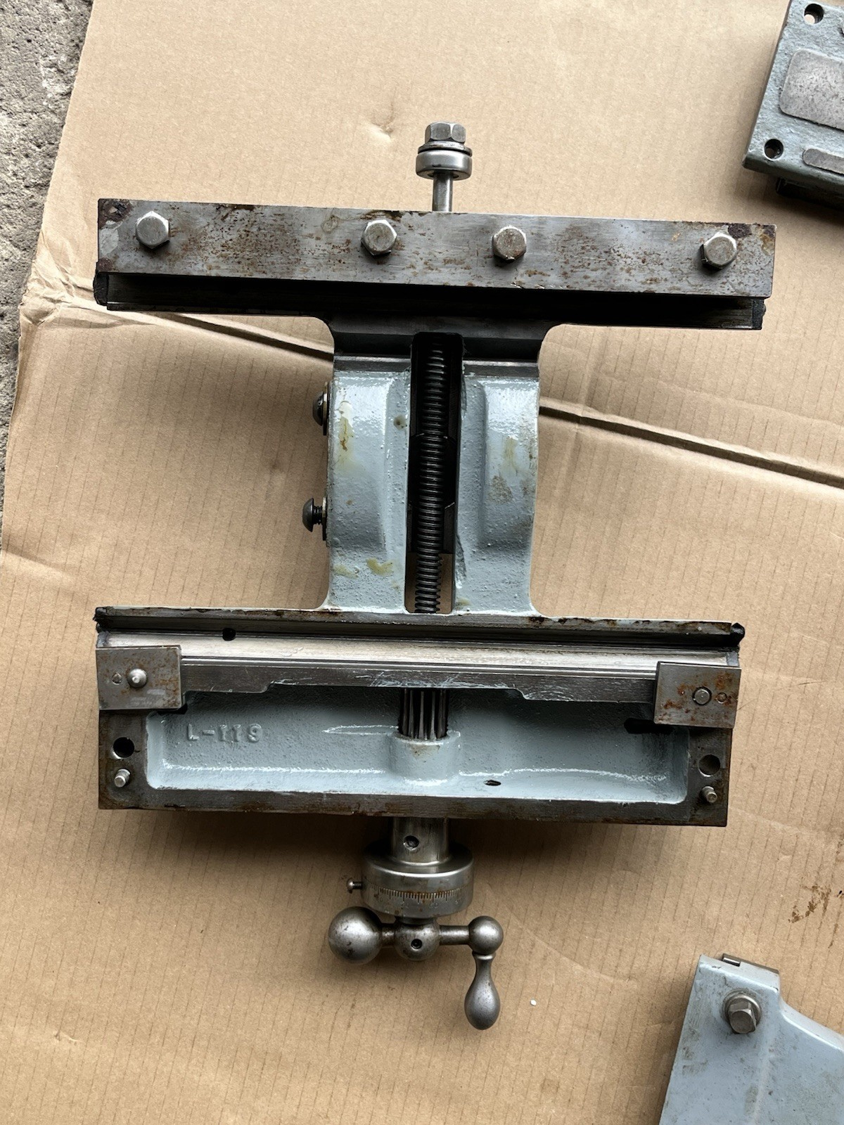 Sheldon 10” Lathe Saddle & Taper Attachment PARTS - NOT COMPLETE SEE PHOTOS