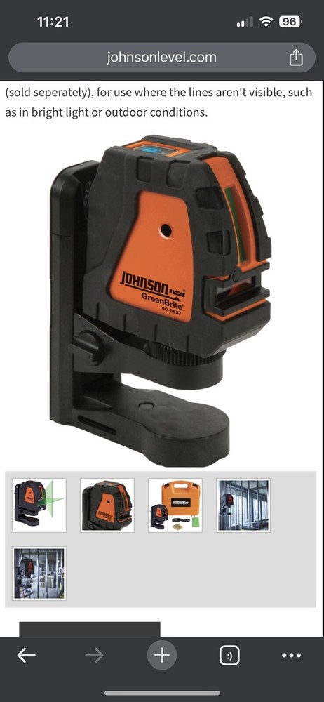 Johnson Self Level 2 Line