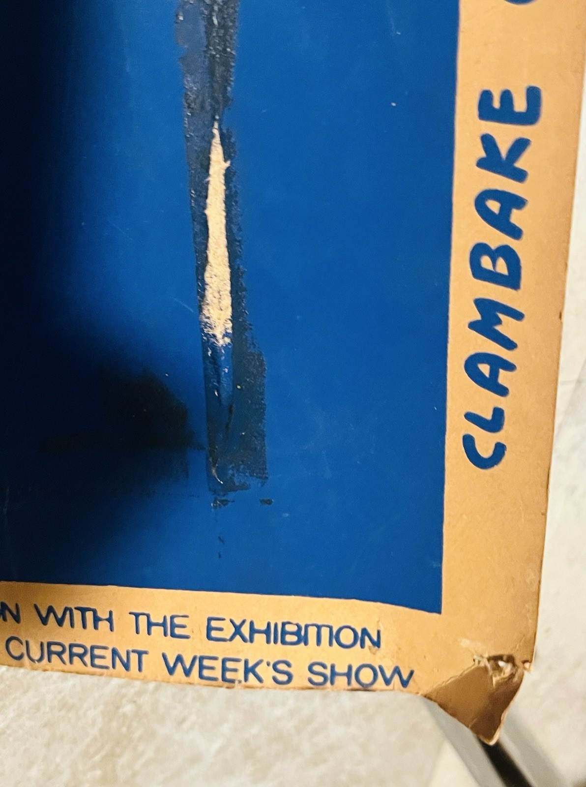 1967 Clambake One Of A Kind 83x24 UA Promotional Ad Poster Elvis Presley